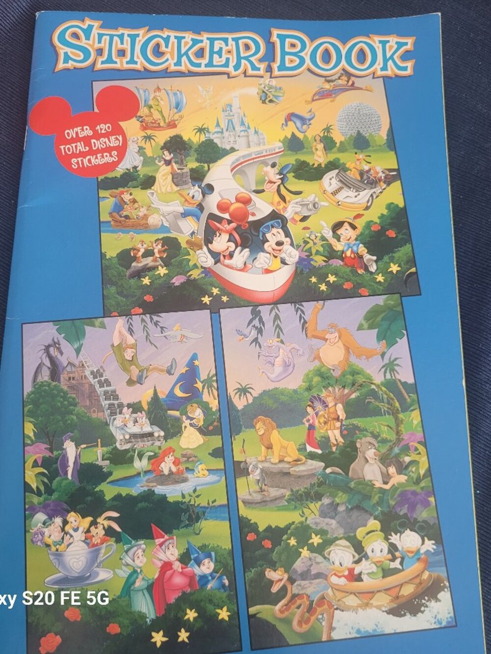 Vintage Walt Disney World Sticker Book